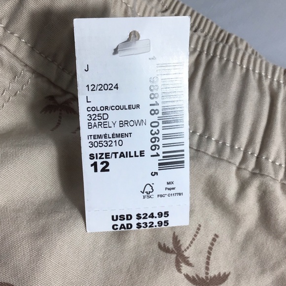 The Children's Place 100% Cotton, Cream and Tan Kids Matching Set - Picture 5 of 13